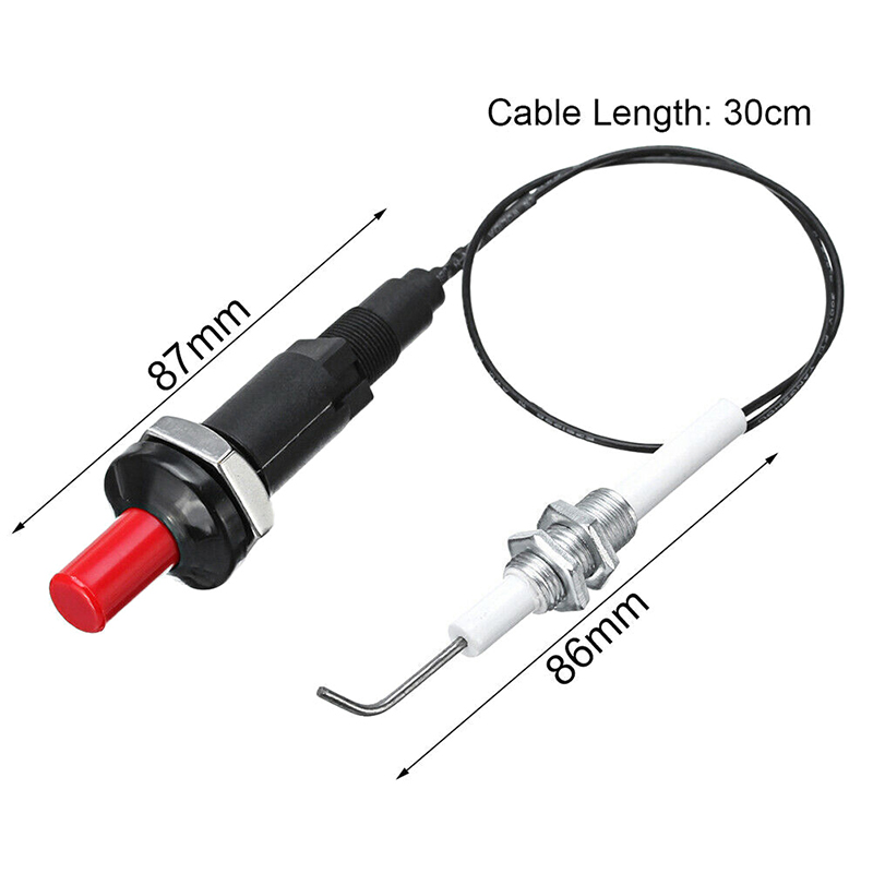 Camping Cooking Set - ปุ่มกด Piezo Ignitor พร้อมสาย Spark IGNITION