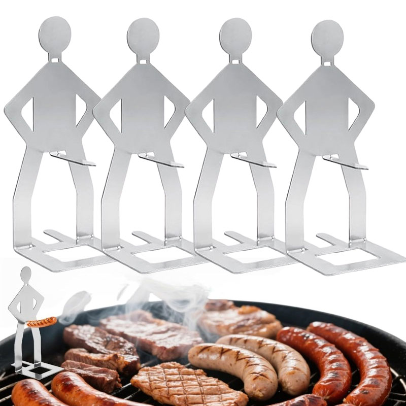 Camping Cooking Hob - อุปกรณ์แคมป์ปิ้ง ที่ยึดไส้กรอกบาร์บีคิว สแตนเลส 304 แข็งแรง ทนทาน