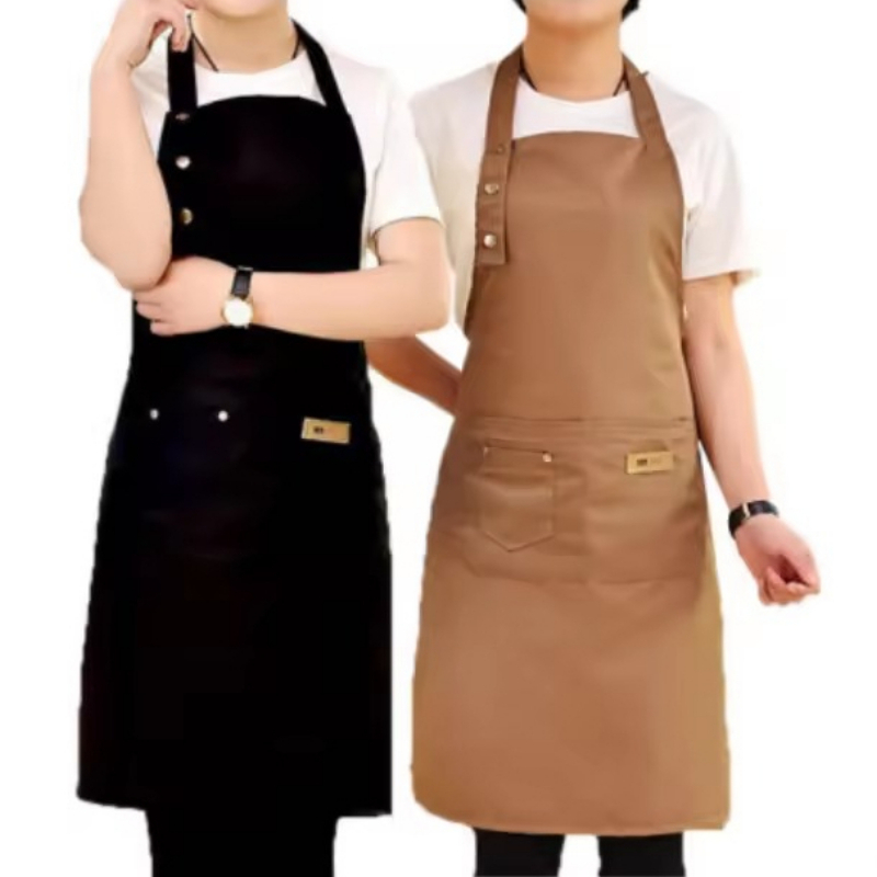Camping Cooking Apron - ผ้ากันเปื้อนกันน้ำสำหรับครัว ผ้ากันเปื้อนสำหรับมืออาชีพ ผ้ากันเปื้อนสำหรับร้านอาหาร ร้านค้า พนักงานเสิร์ฟ ชุดยูนิฟอร์มทำงาน