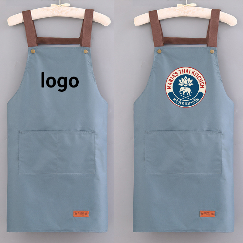 Camping Cooking Apron - ผ้ากันเปื้อนกันน้ำและน้ำมันในครัว ชุดทำงานสำหรับทั้งชายและหญิงในอุตสาหกรรมจัดเลี้ยง พิมพ์โลโก้ที่ปรับแต่งได้