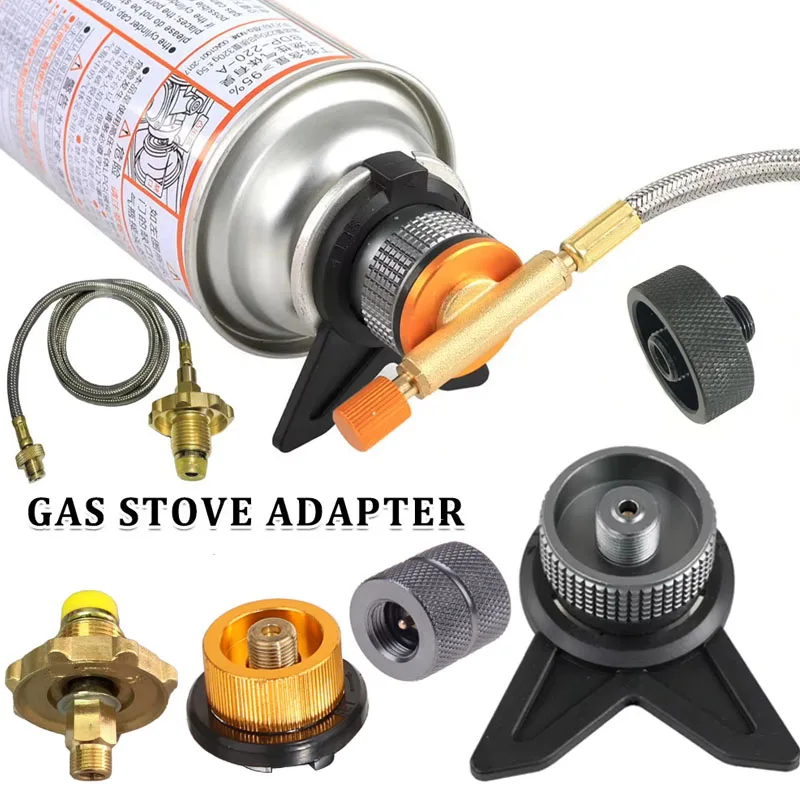 Camping Cooking Butane - อะแดปเตอร์กระป๋องบิวเทนกลางแจ้งเตาแก๊สแคมป์ปิ้ง Converter โพรเพนเติมแก๊สตลับหมึกถังอะแดปเตอร์บิวเทนแก๊สเตาอุปกรณ์เสริม
