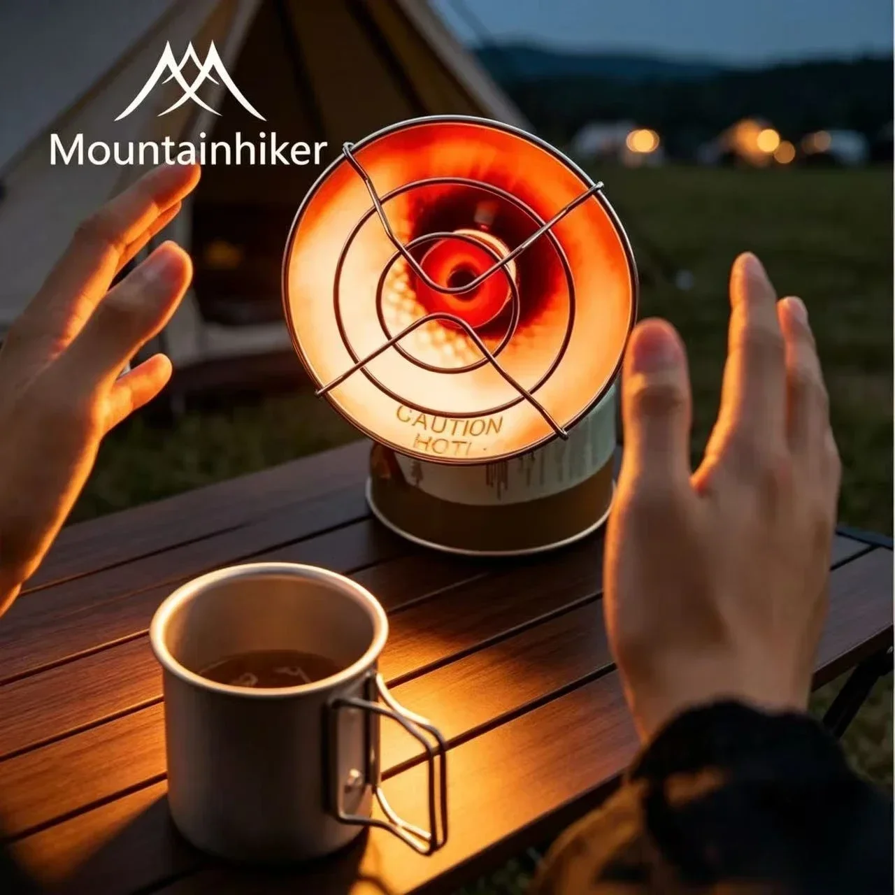 Camping Cooking Butane - เตาแก๊สพกพาขนาดเล็กสำหรับตั้งแคมป์กลางแจ้ง MOUNTAINHIKER เหมาะสำหรับตกปลาน้ำแข็งและเดินป่าในฤดูหนาว