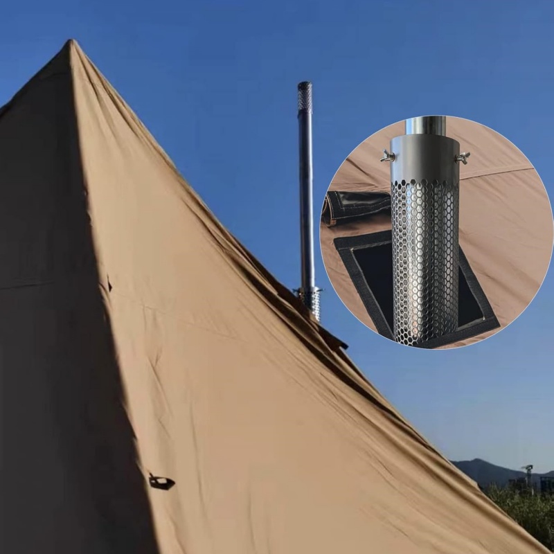 ท่อเตาแคมป์ปิ้งสแตนเลส ท่อปล่อ - Camping Cooking Wood Stove บทวิจารณ์และราคา