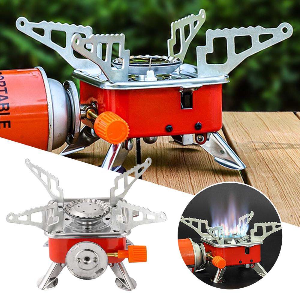 เตาแก๊สพกพาแบบพับได้ ทนลม กำลั - Camping Cooking Wood Stove บทวิจารณ์และราคา