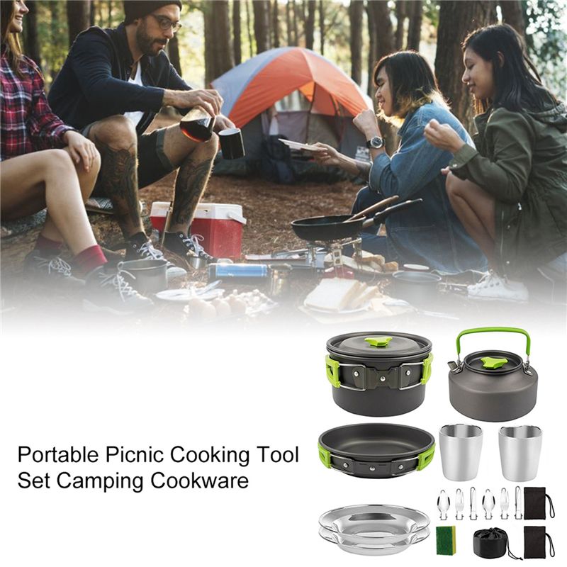 【ผู้ซื้อ】ชุดเครื่องครัวสำหรับต - Camping Hiking Cooking บทวิจารณ์และราคา