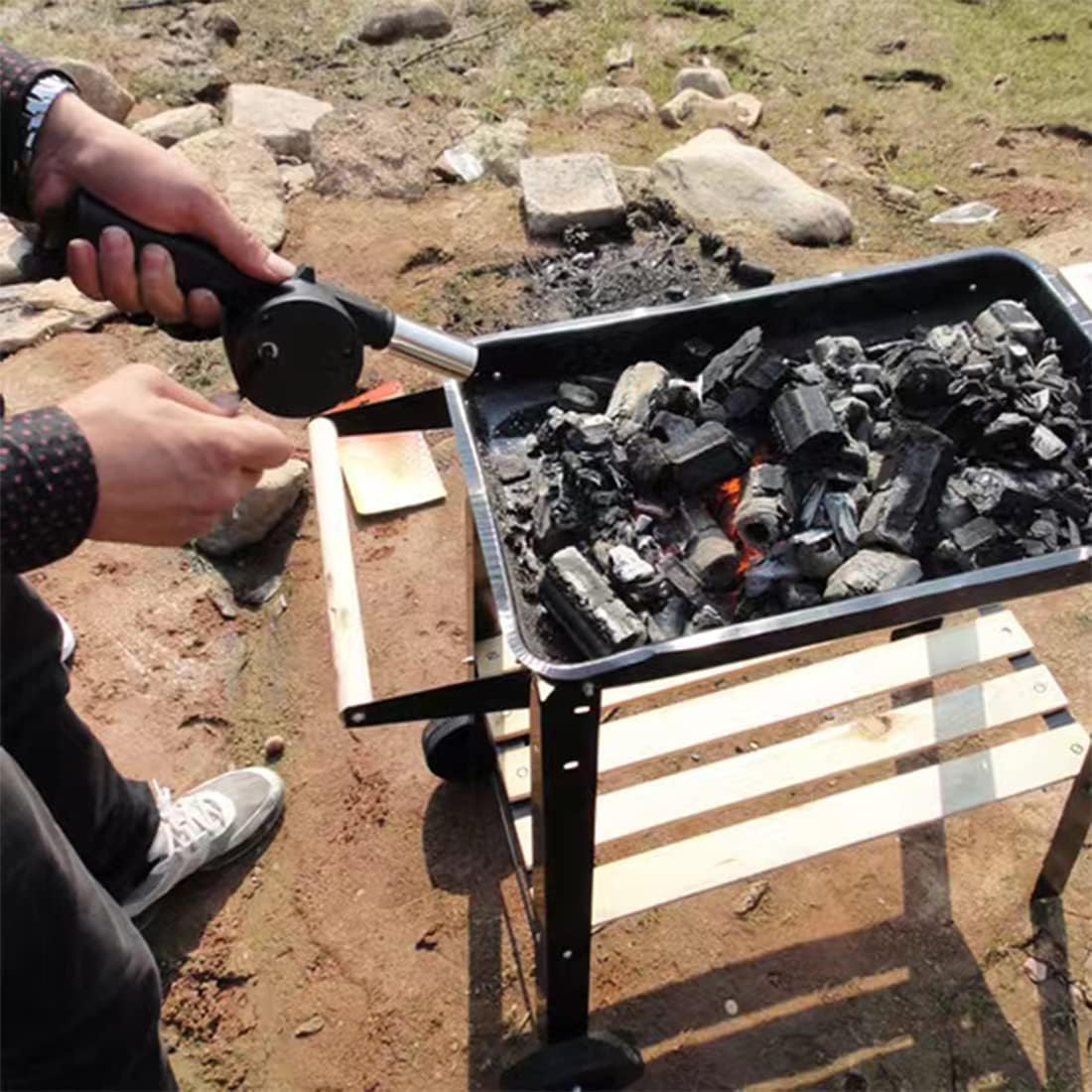 เครื่องเป่าลมสำหรับทำบาร์บีคิว - Camping Cooking Roll บทวิจารณ์และราคา