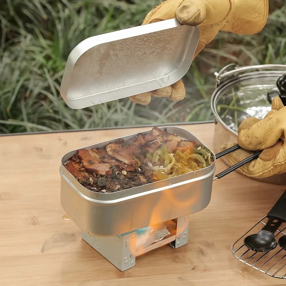 ชุดอุปกรณ์บนโต๊ะอาหารน้ำหนักเบ - Camping Hiking Cooking บทวิจารณ์และราคา