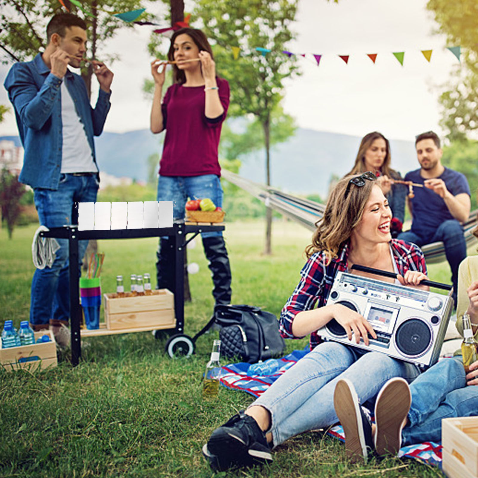 ชุดบังลมเตาสำหรับใช้งานกลางแจ้ - Camping Cooking Windscreen บทวิจารณ์และราคา