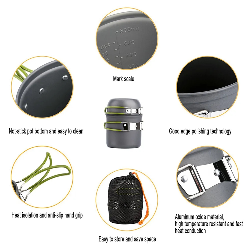 เครื่องครัวตั้งแคมป์ Mess Kit  - Camping Cooking Roll บทวิจารณ์และราคา