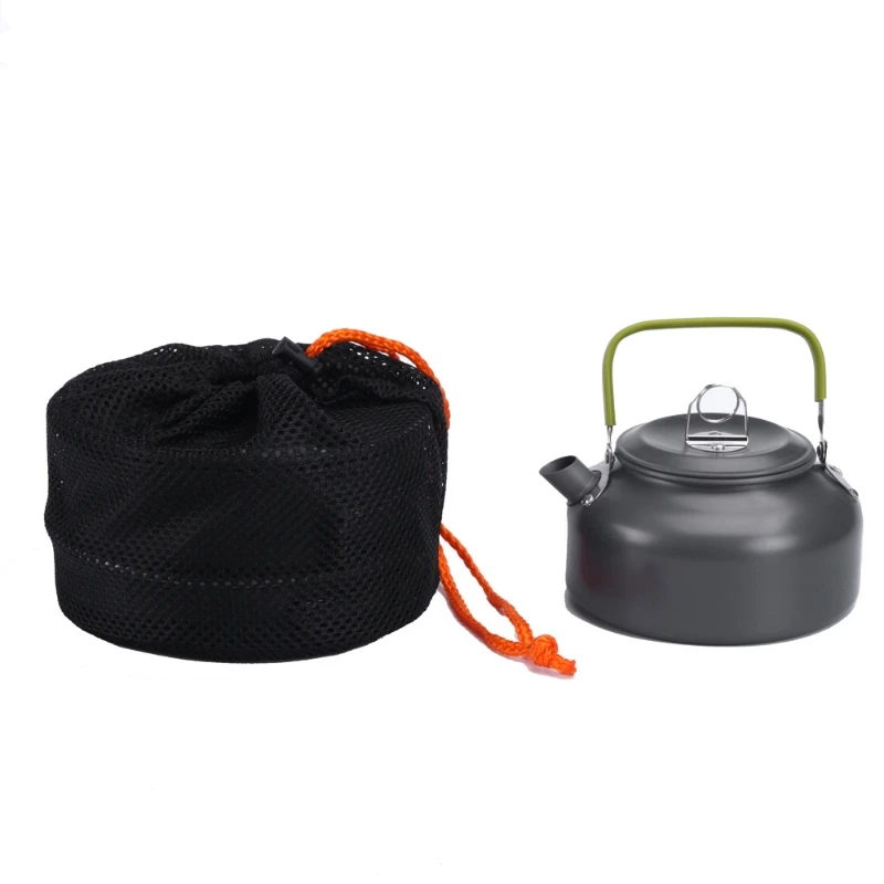 กลางแจ้งหม้อกระทะกาต้มน้ําชุดเ - Camping Cooking Kits บทวิจารณ์และราคา