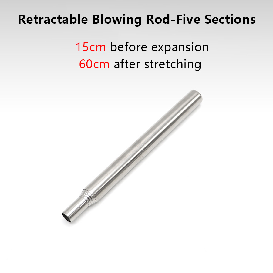 สแตนเลส Blowpipe Pocket Bellow - Camping Hiking Cooking บทวิจารณ์และราคา