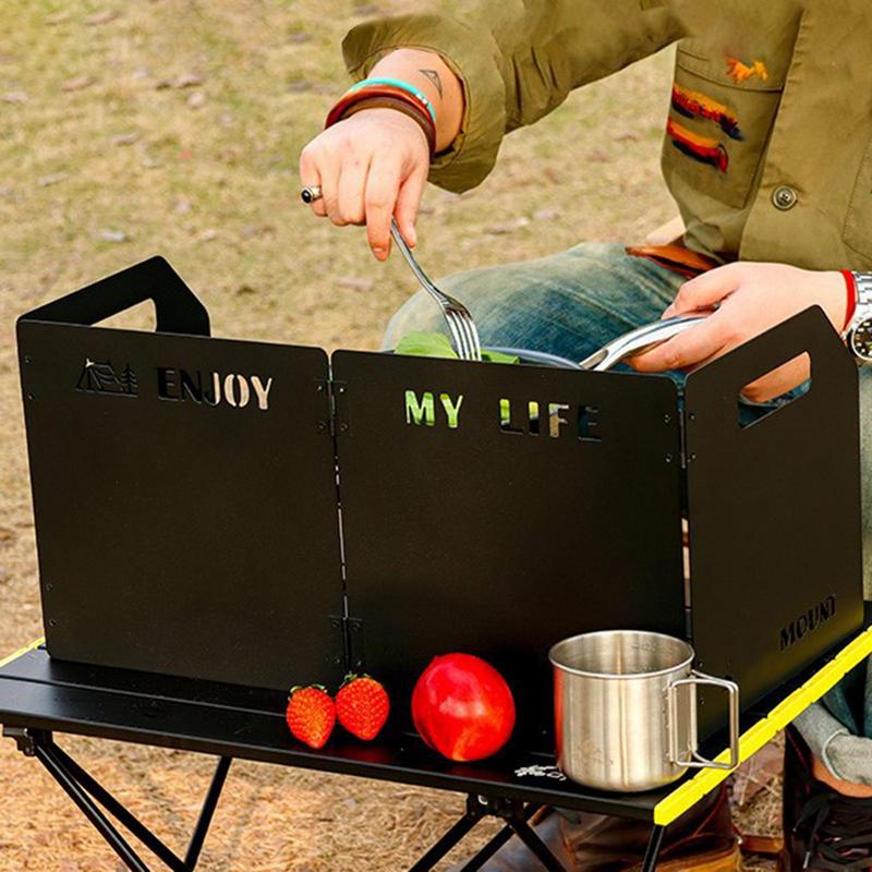ที่บังลม kompor Gas พับได้, เต - Camping Cooking Windscreen บทวิจารณ์และราคา