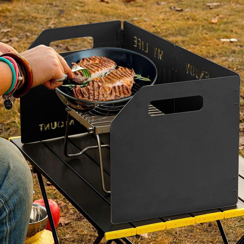 ที่บังลม kompor Gas พับได้, เต - Camping Cooking Windscreen บทวิจารณ์และราคา