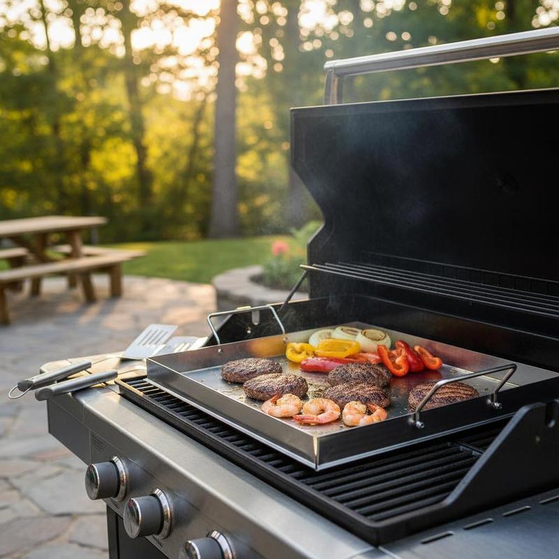 เตาปิ้งย่างแบบแบนขนาด 18x16 นิ - Camping Cooking Range บทวิจารณ์และราคา