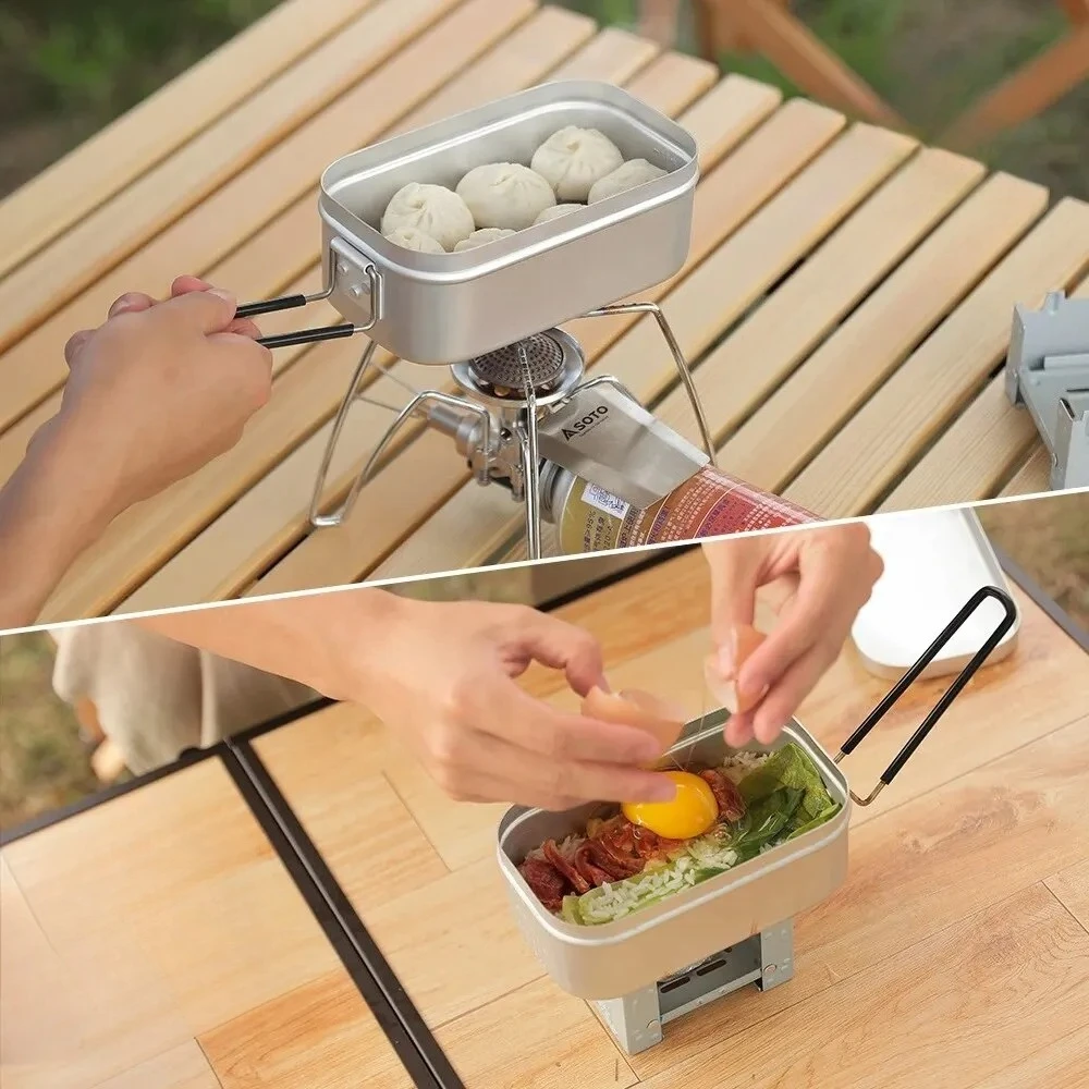 กล่องอาหารกลางวันอลูมิเนียมขนา - Camping Outdoor Cooking Table บทวิจารณ์และราคา