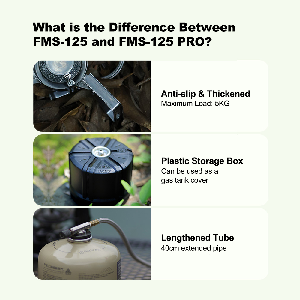 เตากันลมเมเปิ้ลแบ่งเตาแก๊ส3240 - Camping Cooking Hob บทวิจารณ์และราคา
