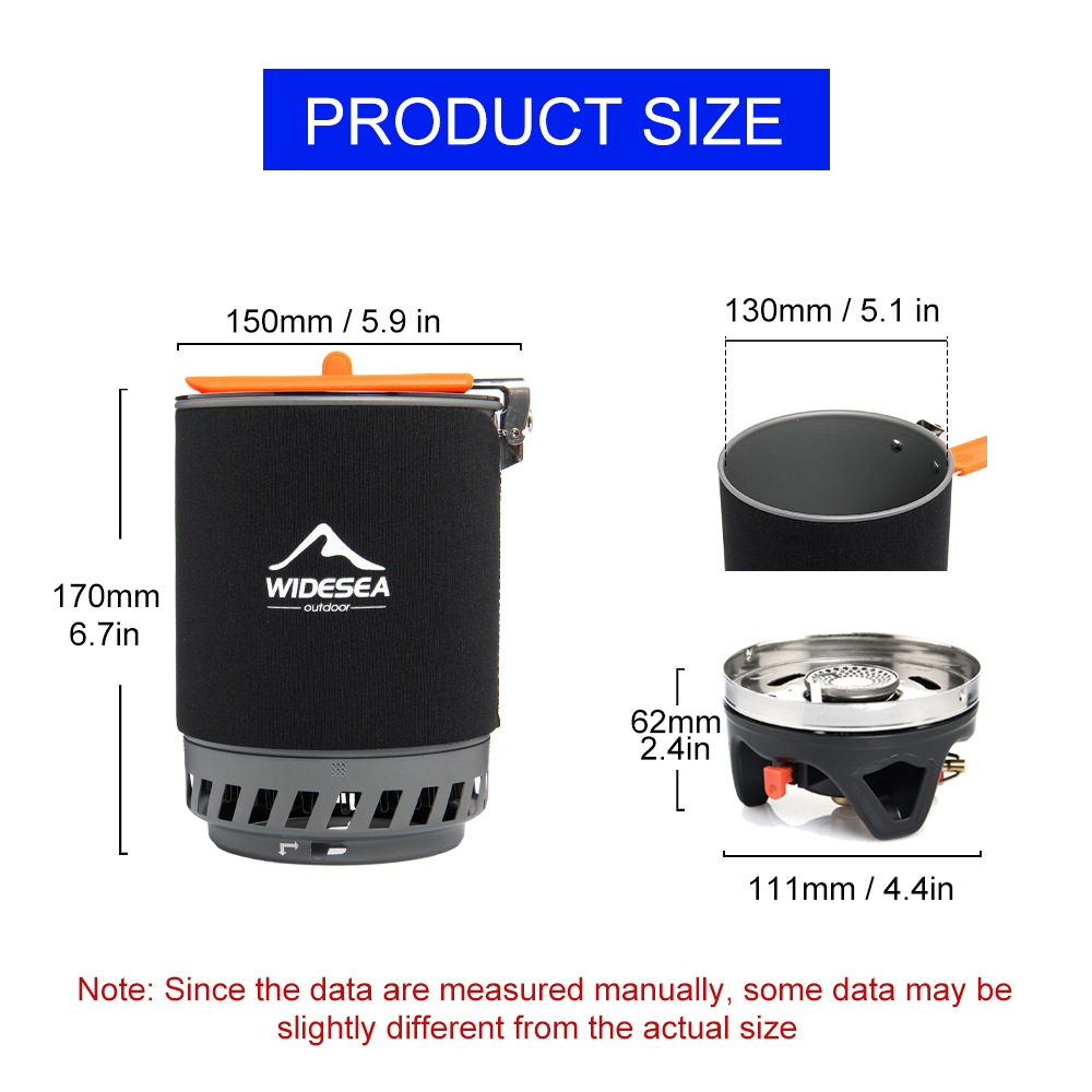 ชุดอุปกรณ์ทำอาหารสำหรับตั้งแคม - Camping Hiking Cooking บทวิจารณ์และราคา