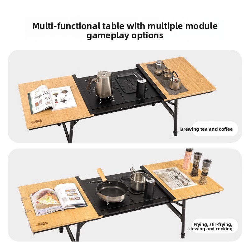 โต๊ะตั้งแคมป์อลูมิเนียม IGT, โ - Camping Outdoor Cooking Table บทวิจารณ์และราคา