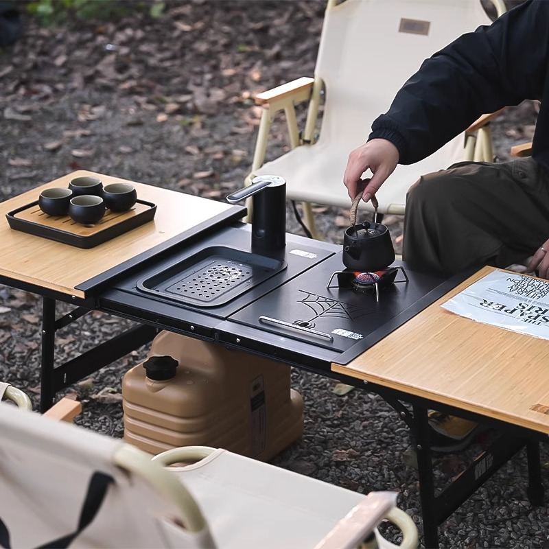โต๊ะตั้งแคมป์อลูมิเนียม IGT, โ - Camping Outdoor Cooking Table บทวิจารณ์และราคา