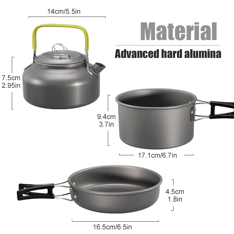 WESTTUNE ชุดเครื่องครัวตั้งแคม - Camping Hiking Cooking บทวิจารณ์และราคา