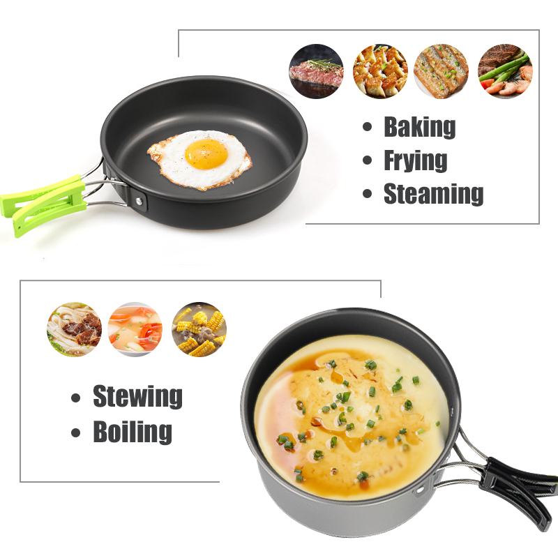 WESTTUNE ชุดเครื่องครัวตั้งแคม - Camping Hiking Cooking บทวิจารณ์และราคา