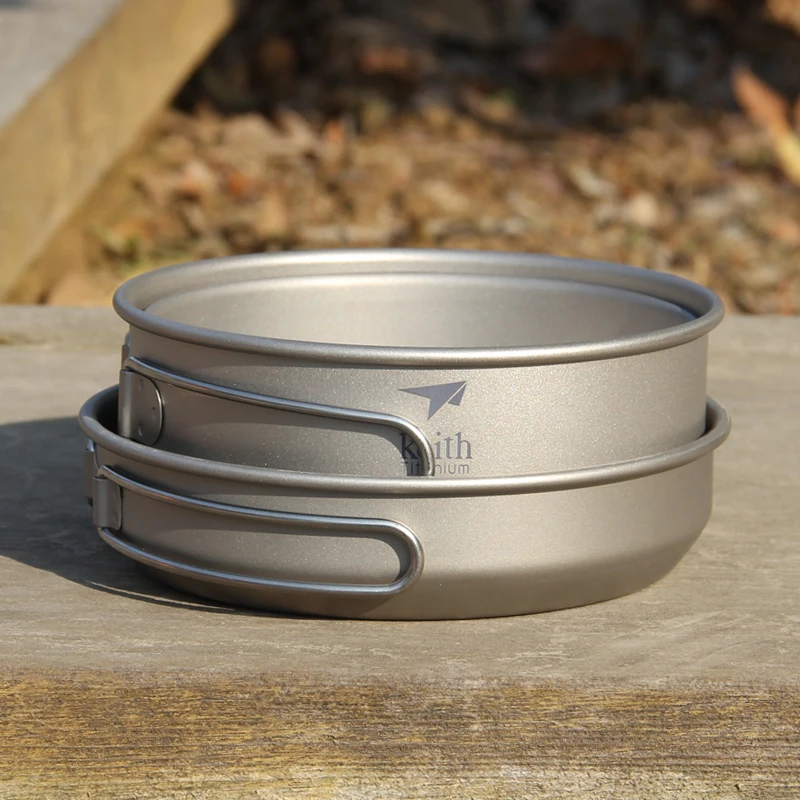 Keith 3PCS ไทเทเนียมเครื่องครั - Camping Hiking Cooking บทวิจารณ์และราคา