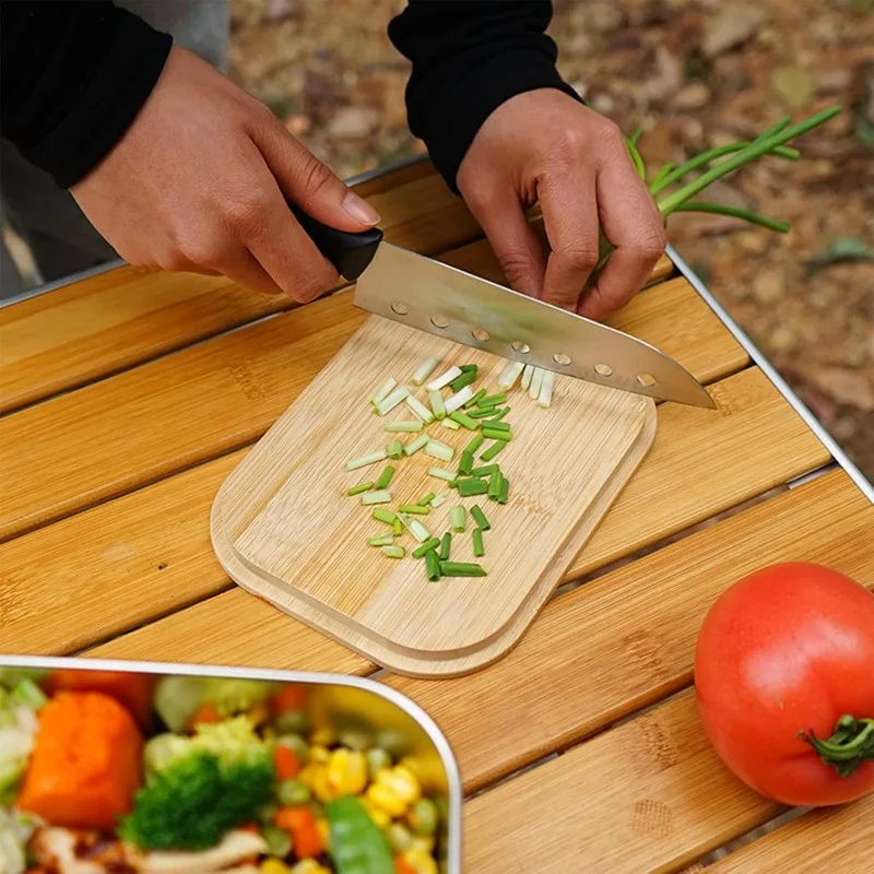 304 สแตนเลสกล่องอาหารกลางวันกล - Camping Cooking Container บทวิจารณ์และราคา