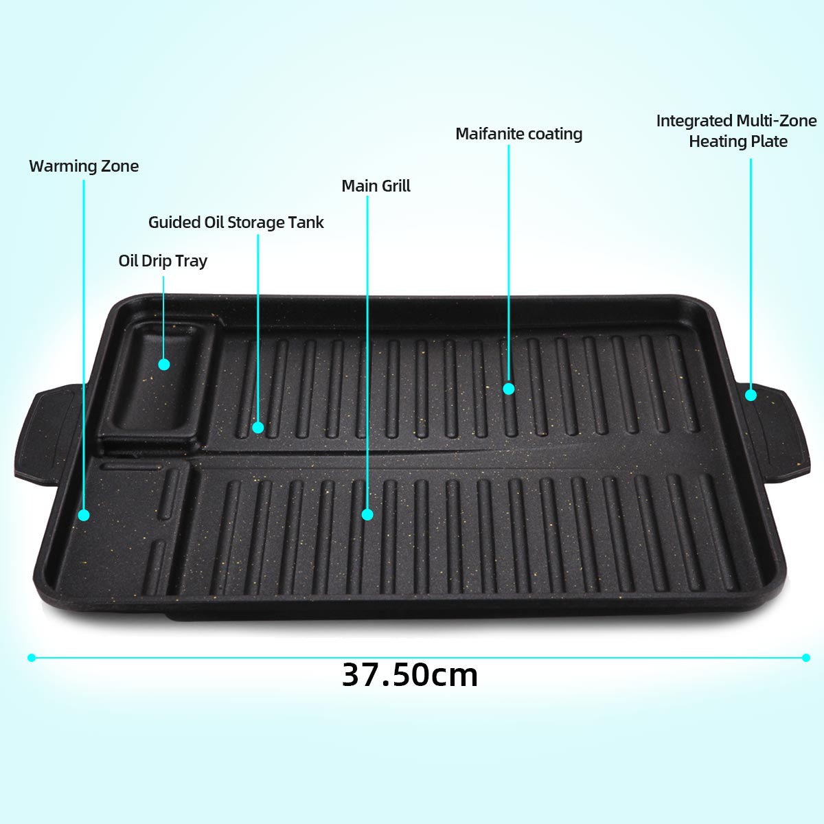 กระทะย่างเนื้อแบบเกาหลี เคลือบ - Camping Cooking Range บทวิจารณ์และราคา
