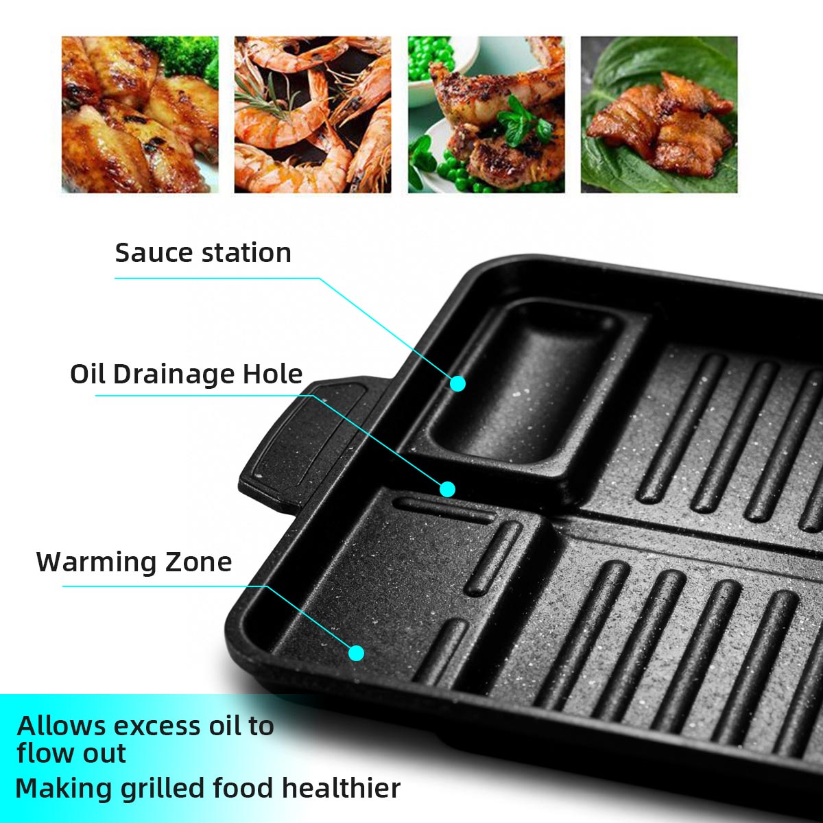กระทะย่างเนื้อแบบเกาหลี เคลือบ - Camping Cooking Range บทวิจารณ์และราคา