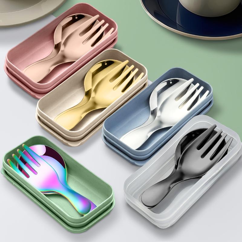 ชุดช้อนส้อมสแตนเลส 2 ชิ้น แบบพ - Camping Hiking Cooking บทวิจารณ์และราคา
