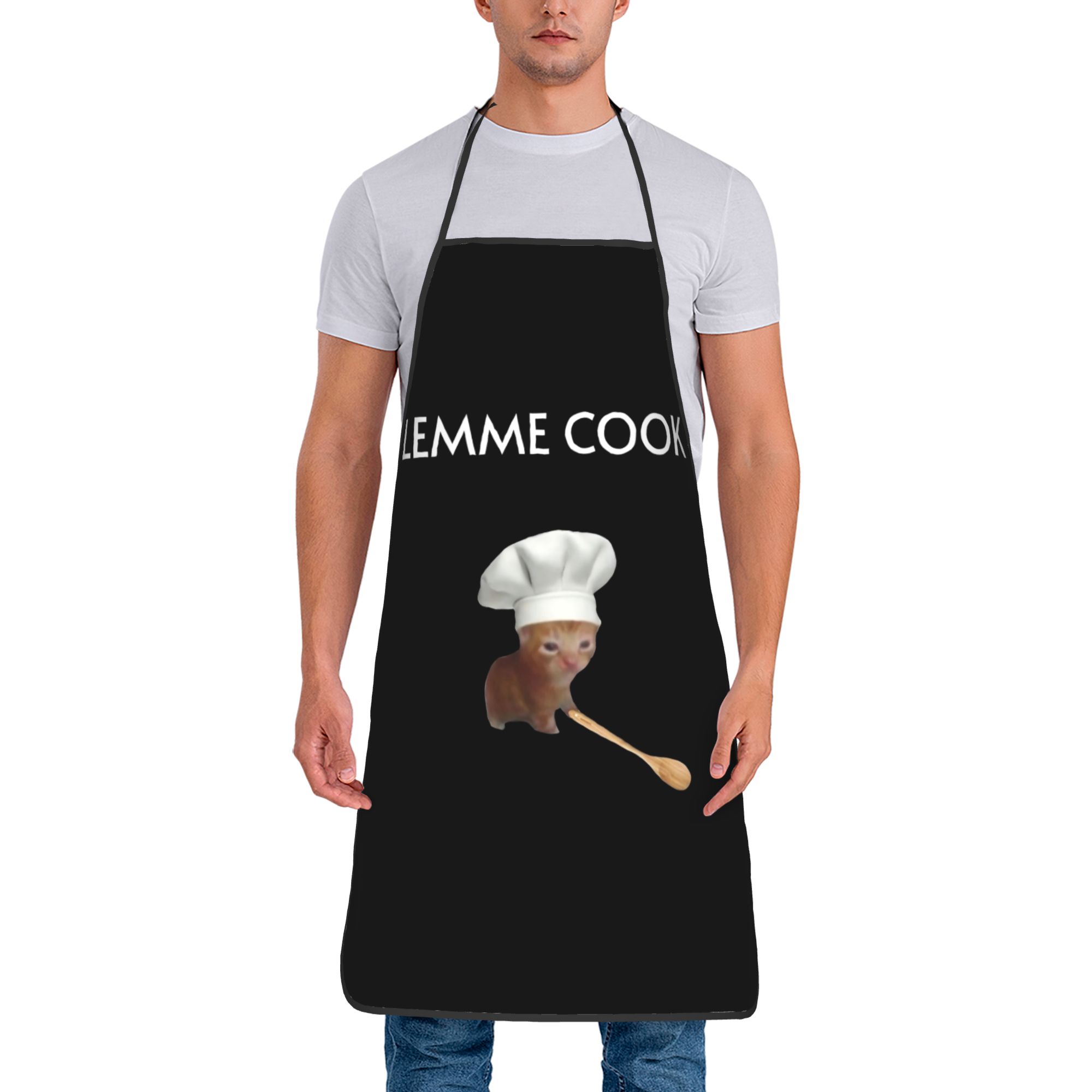 ผ้ากันเปื้อนเชฟลายแมวเหมียว สำ - Camping Cooking Apron บทวิจารณ์และราคา