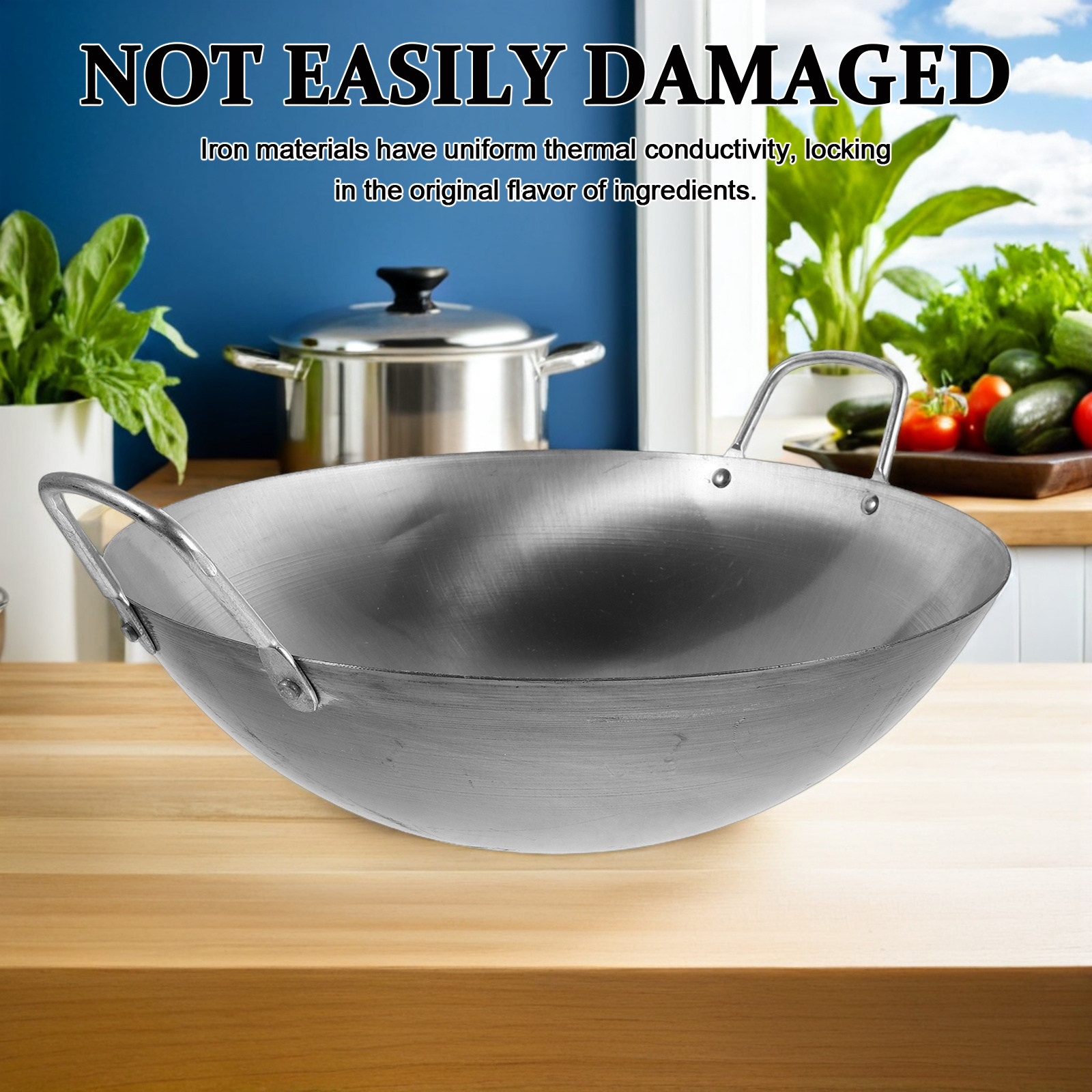 วงแหวนเหล็กสำหรับกระทะ ป้องกัน - Camping Cooking Wok บทวิจารณ์และราคา