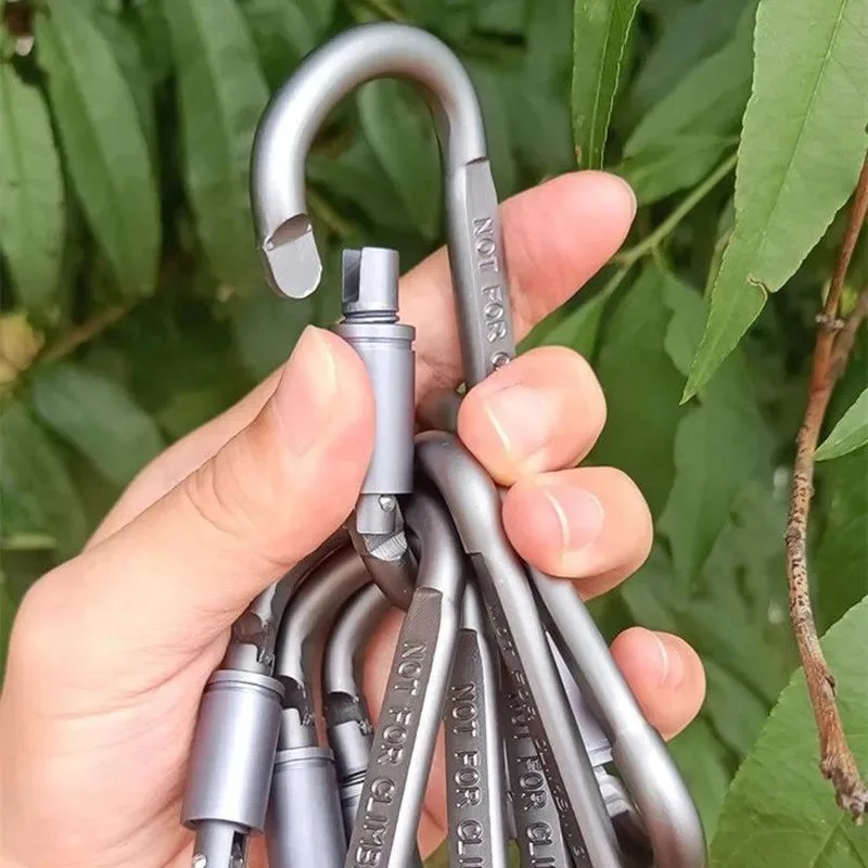 ตะขอเกี่ยวรูปตัว D แบบเหล็กกล้ - Camping Cooking Container บทวิจารณ์และราคา