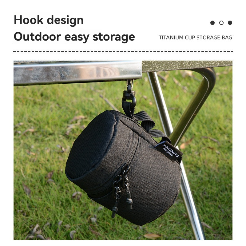กระเป๋าเก็บแก้วไทเทเนียมสำหรับ - Camping Cooking Container บทวิจารณ์และราคา