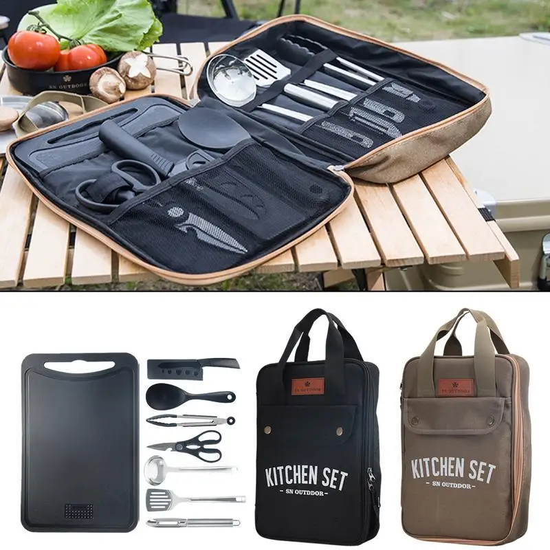 ชุดเครื่องครัวแคมป์ปิ้ง 8 ชิ้น - Camping Cooking Windscreen บทวิจารณ์และราคา