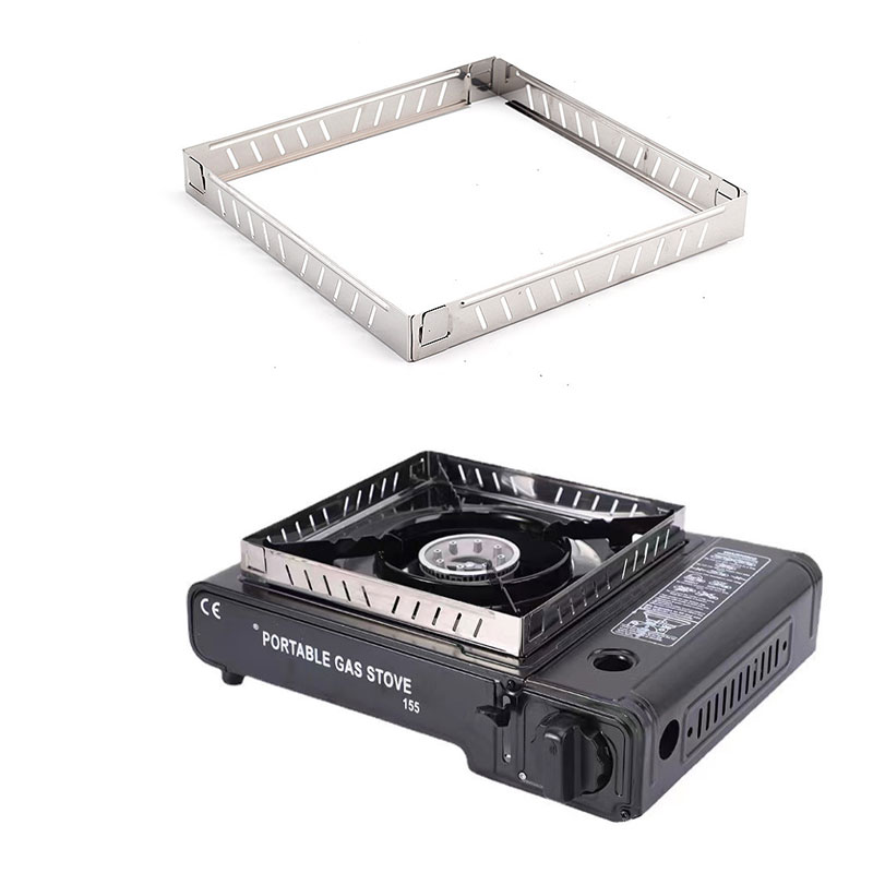 กลางแจ้ง Kompor Gas กระจกหน้าร - Camping Cooking Windscreen บทวิจารณ์และราคา