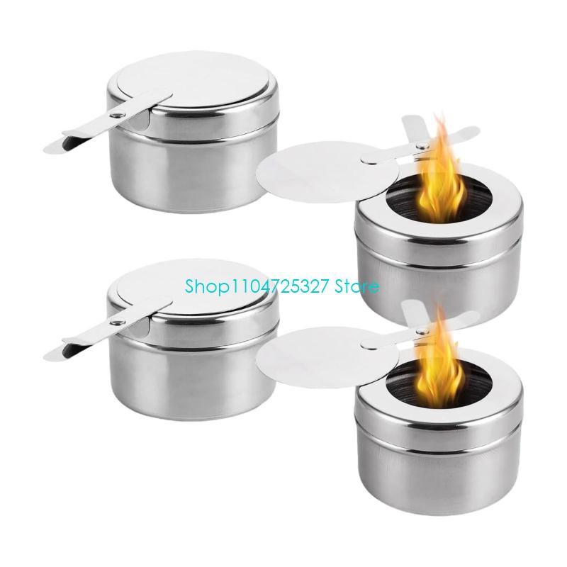 D8KF 4 ชิ้นทนอุณหภูมิ Burners  - Camping Cooking Container บทวิจารณ์และราคา