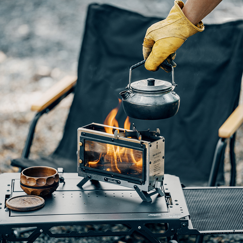 เตาไม้พกพา Goout Springhill รุ - Camping Cooking Wood Stove บทวิจารณ์และราคา