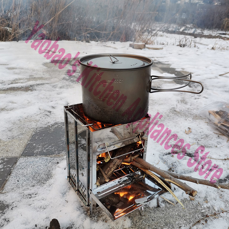 เตาไม้สำหรับตั้งแคมป์กลางแจ้ง  - Cooking Outdoor Camping บทวิจารณ์และราคา