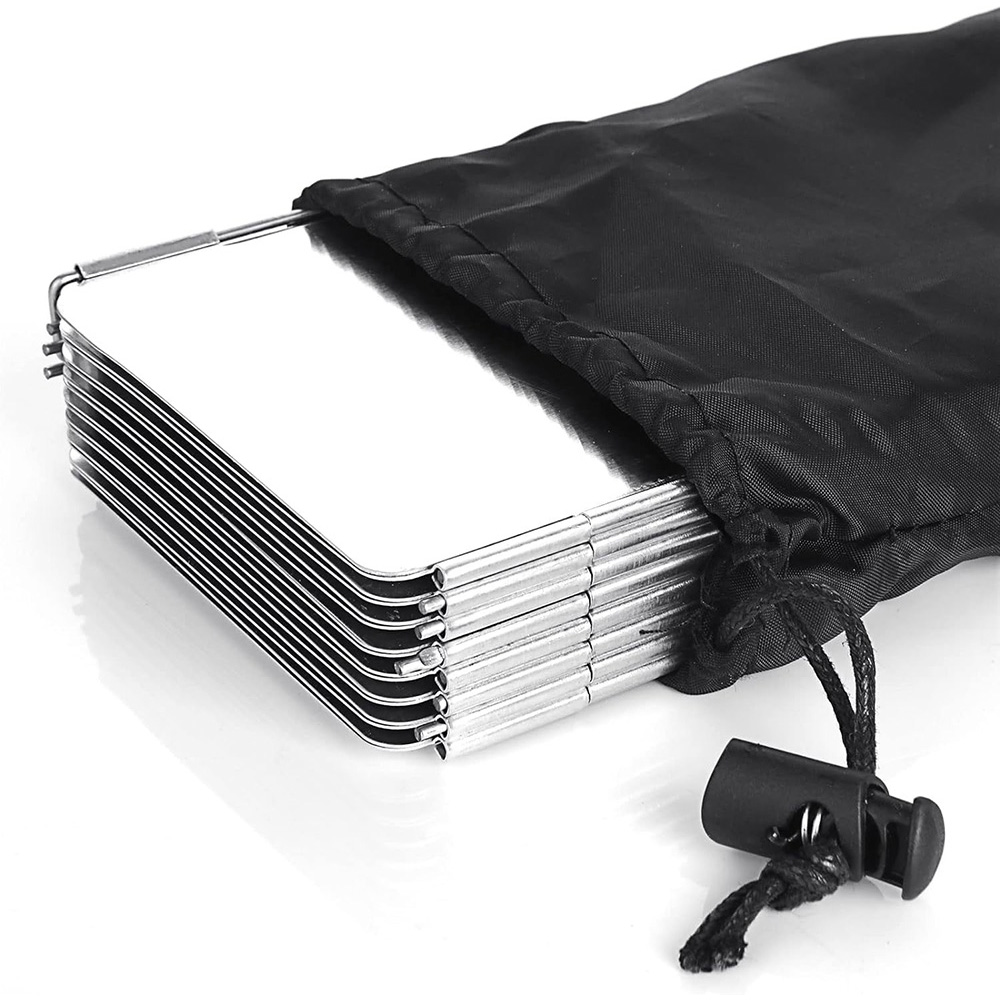 เต็นท์กันลมสำหรับเตาแก๊สพับได้ - Camping Cooking Windscreen บทวิจารณ์และราคา