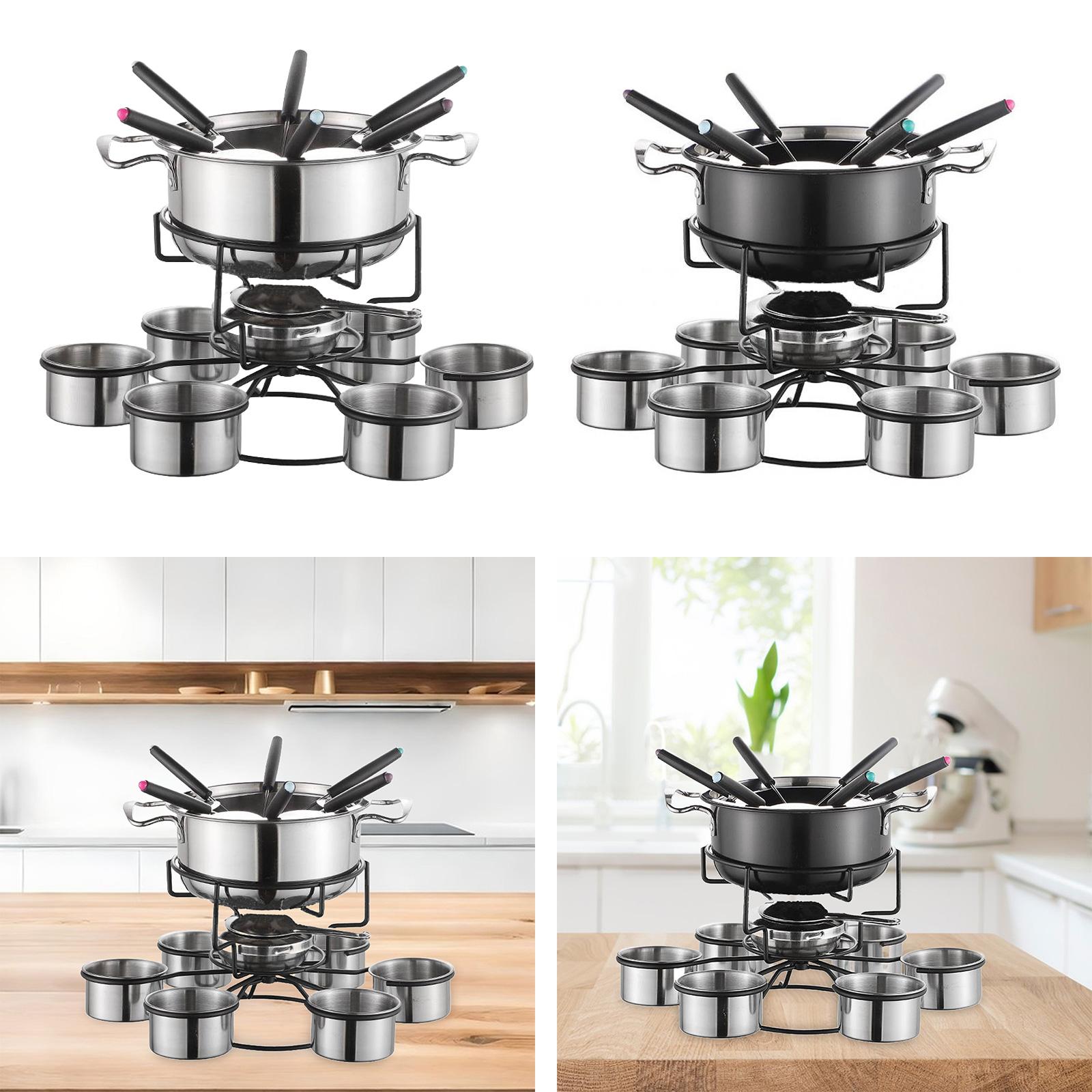 ชุดหม้อฟองดูพร้อมเตาปรุงอาหารแ - Camping Cooking Set บทวิจารณ์และราคา