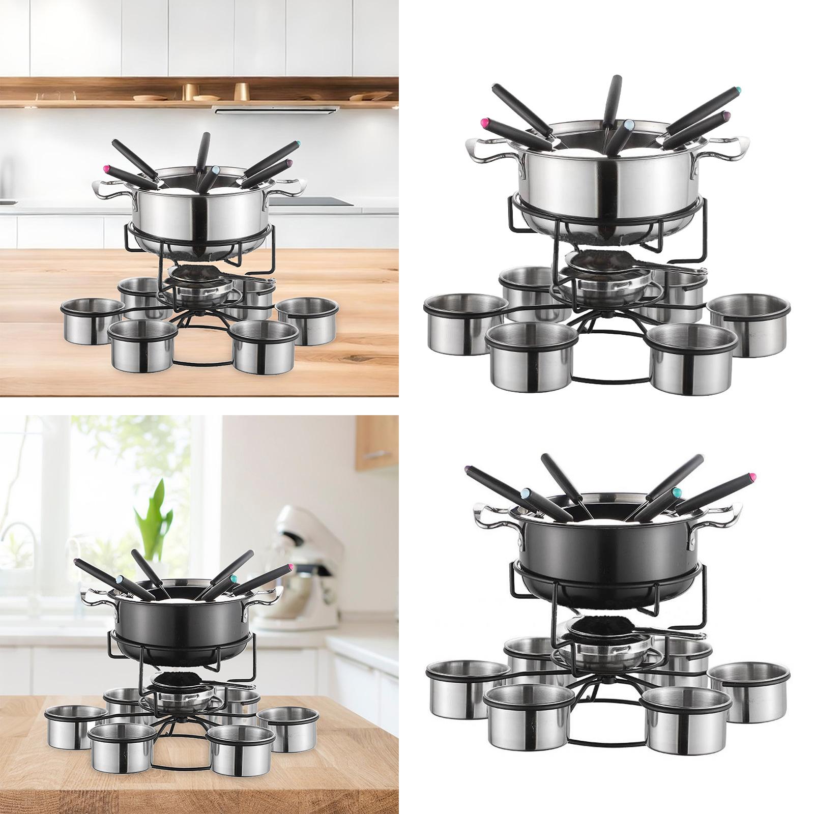 ชุดหม้อฟองดูพร้อมเตาปรุงอาหารแ - Camping Cooking Set บทวิจารณ์และราคา