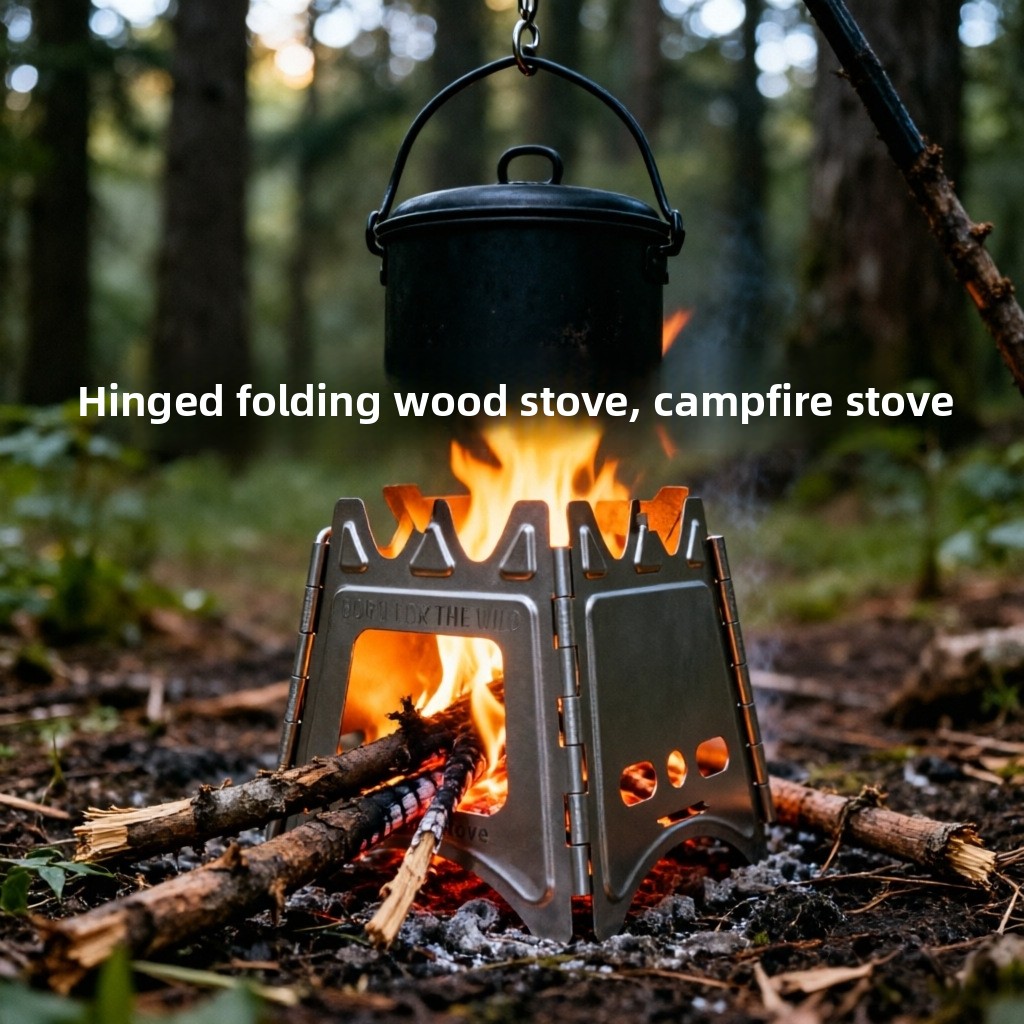 เตาไม้พับได้ขนาดกะทัดรัด TiFor - Camping Cooking Wood Stove บทวิจารณ์และราคา