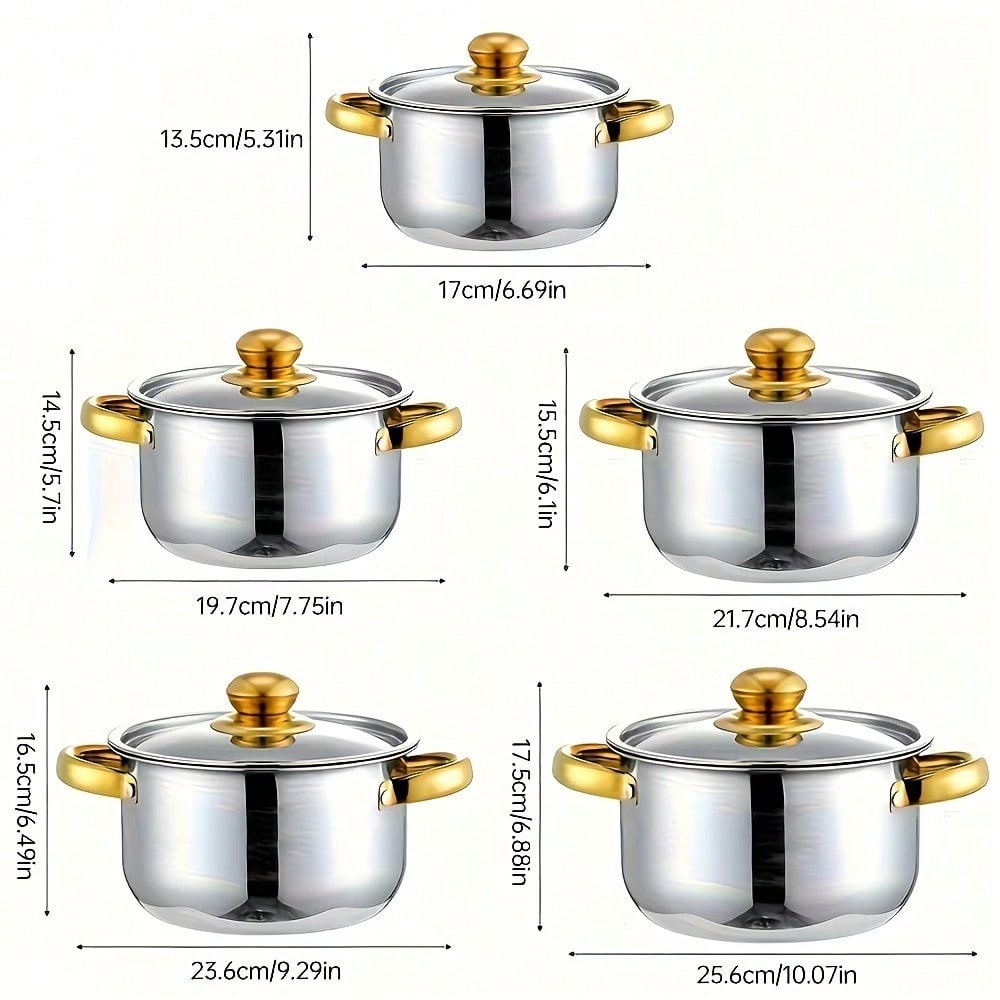 ชุดหม้อสแตนเลสสตีล ชุดเครื่องค - Camping Cooking Pan Set บทวิจารณ์และราคา