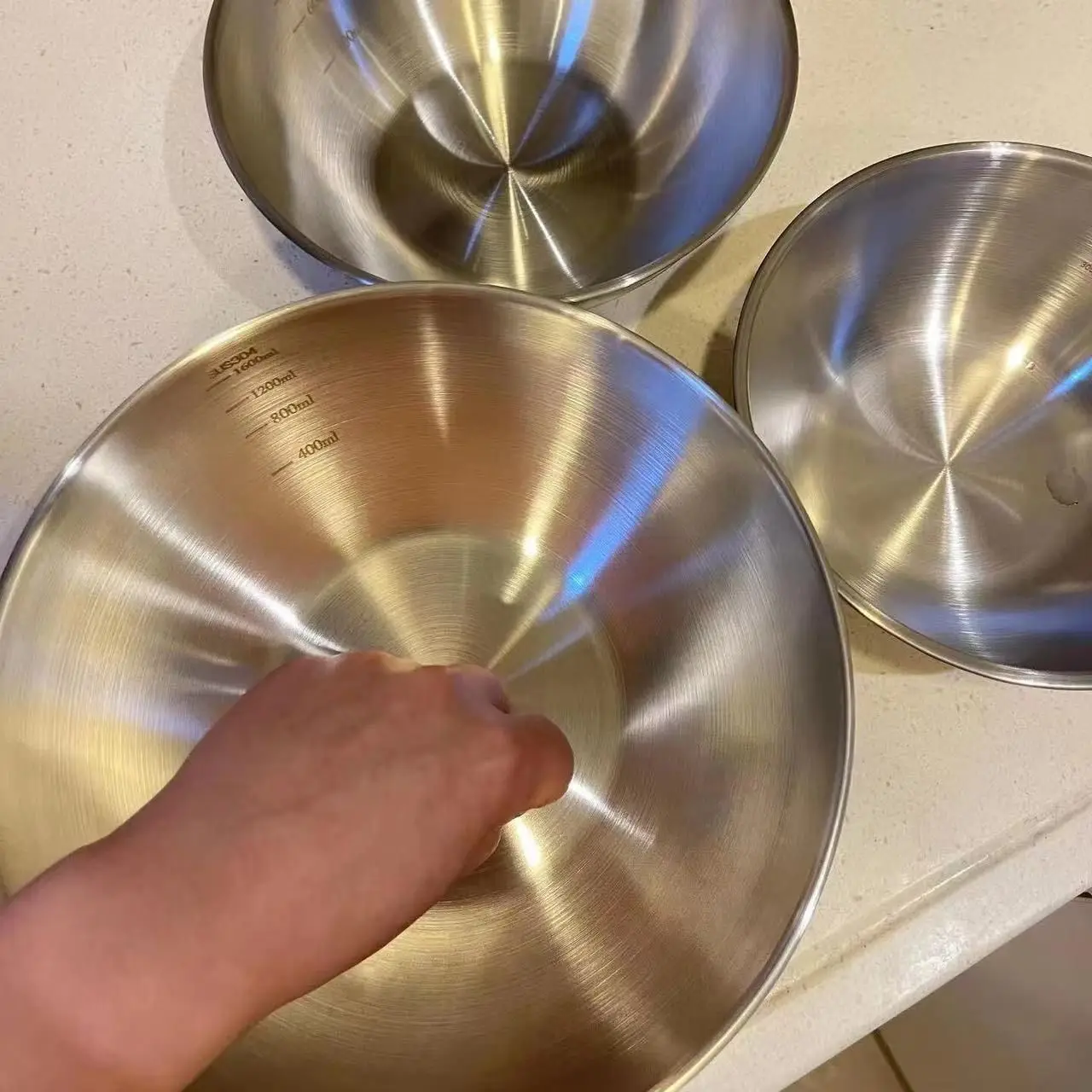 ชุดชามสแตนเลส 1-3 ใบ พร้อมสเกล - Camping Cooking Pan Set บทวิจารณ์และราคา