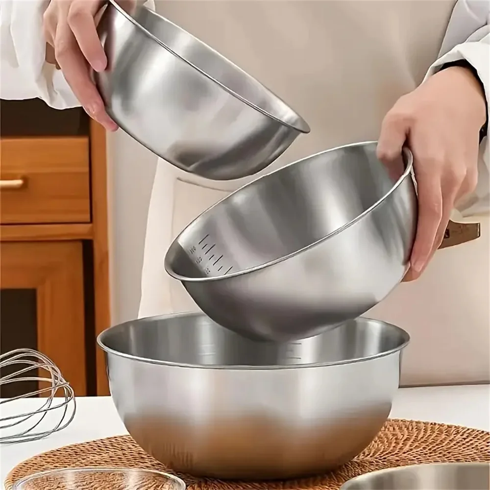 ชุดชามสแตนเลส 1-3 ใบ พร้อมสเกล - Camping Cooking Pan Set บทวิจารณ์และราคา