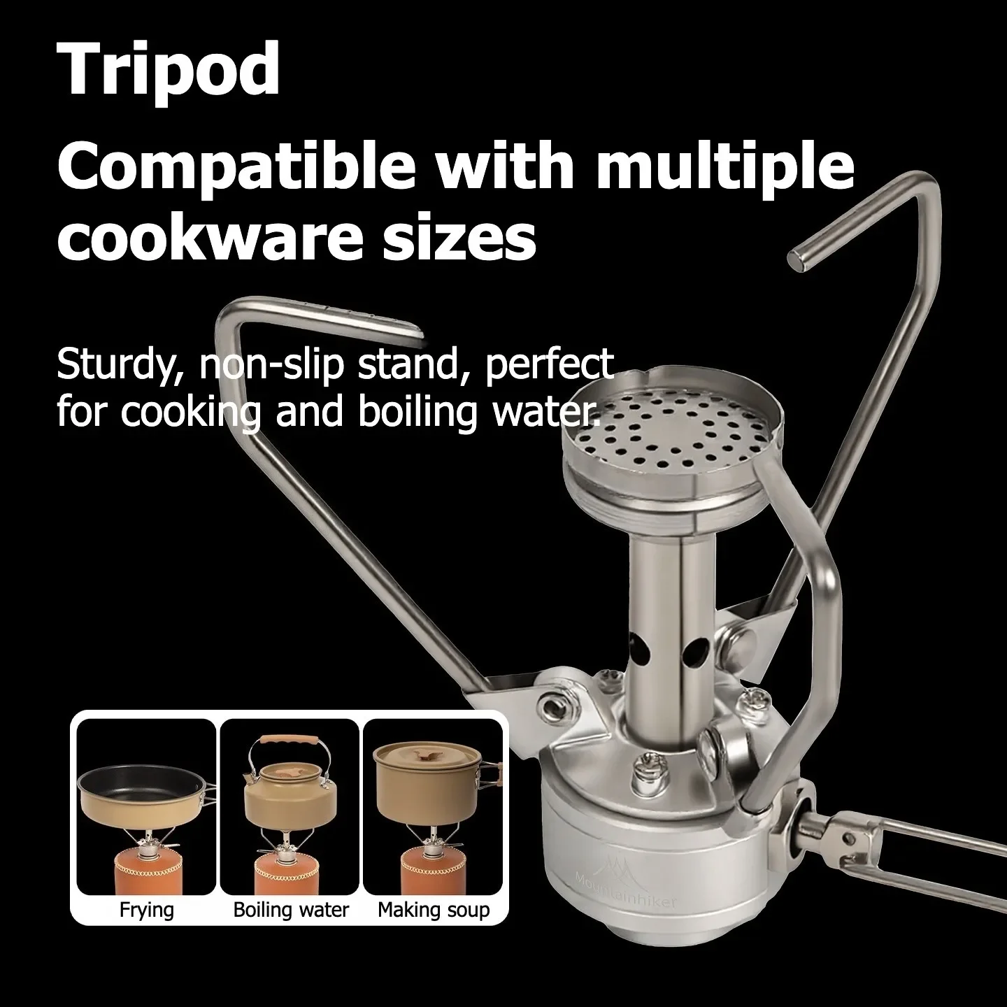 เตาแก๊สพกพาแบบรวมในตัว Mountai - Camping Cooking Windscreen บทวิจารณ์และราคา