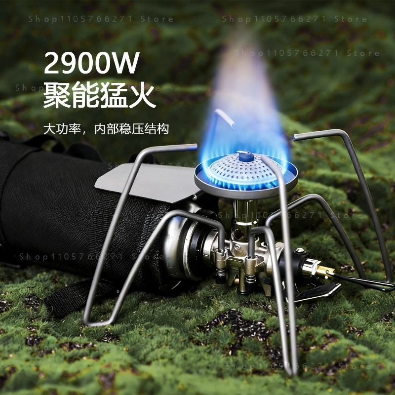 เตาแก๊สแบบพกพาพร้อมตัวปรับแรงด - Camping Hiking Cooking บทวิจารณ์และราคา