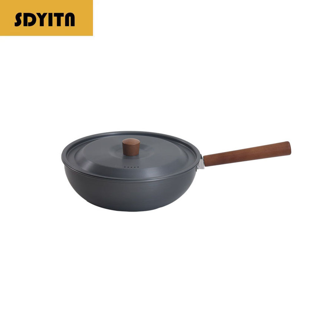 กระทะอลูมิเนียมอัลลอยด์สำหรับใ - Camping Cooking Wok บทวิจารณ์และราคา