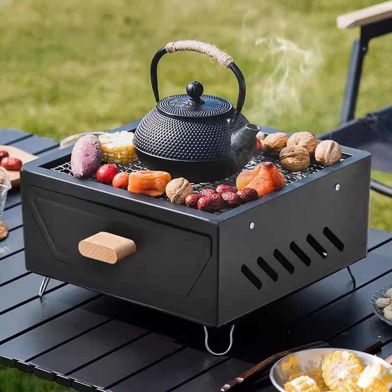 เตาปิ้งย่างถ่านแบบพกพาสำหรับตั - Cooking Outdoor Camping บทวิจารณ์และราคา